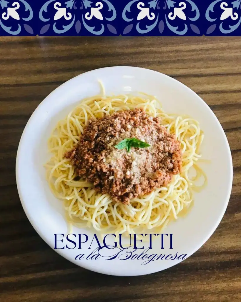 Espaguetti a la Bologñesa
